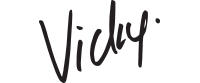 Vicky's signature